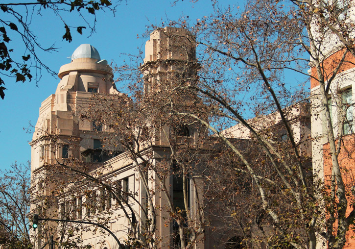 Edificio de Rectorado de la Universitat de València.